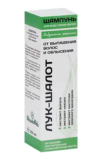 Шампунь Бабушкины рецепты Лук-шалот п/выпадения волос / облысения 250 мл