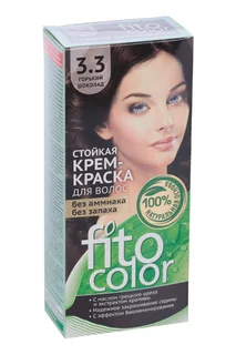 Крем-краска Fitocolor горький шоколад для волос тон 3,3 115 мл