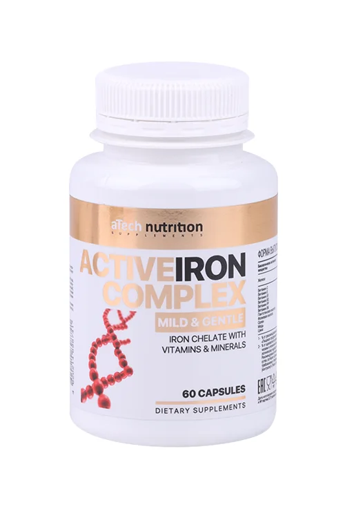 Комплекс активного железа aTech Nutrition 600 мг 60 шт капсулы