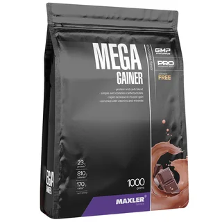 Мега Гейнер (Mega Gainer), вкус Шоколад, 1 кг, Maxler