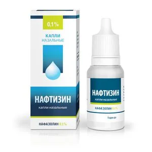 Эркафарм Нафтизин Капли Назальные 0,1% Фл / Кап 10 мл