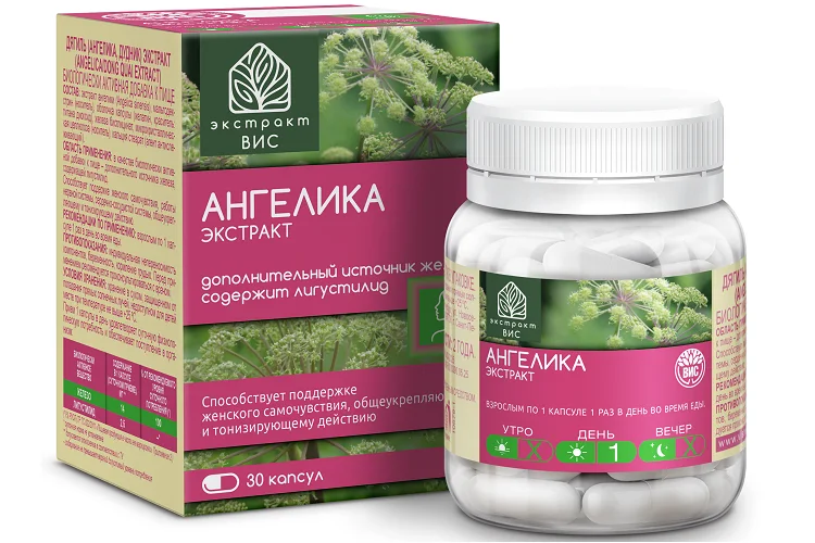 Ангелика экстракт ВИС 0,73 гр 30 шт капсулы
