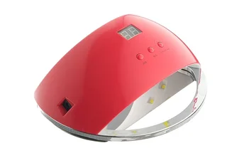 Лампа для гель-лака LuazON LUF-22 LED 21 диод 48 Вт таймер 3 режима 220 В красная