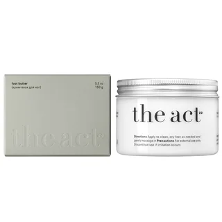 Крем-воск для ног, для сухой кожи, 150 г, The Act