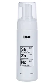 Пенка Likato Professional для проблемной кожи лица ниацинами для цинк / салициловая кислота 150 мл