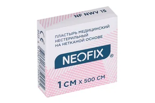 Пластырь Неофикс н/с на нетканой основе бел цвета 1×500 см
