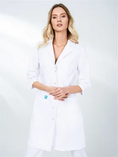 Халат медицинский Medcostume женский MC1012 белый р 50
