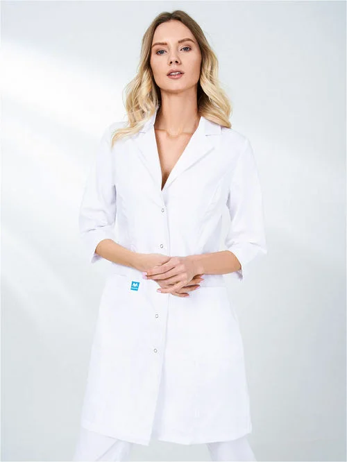 Халат медицинский Medcostume женский MC1012 белый р 50