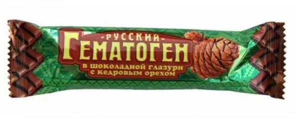 Гематоген Русский кедровый орех 40 гр