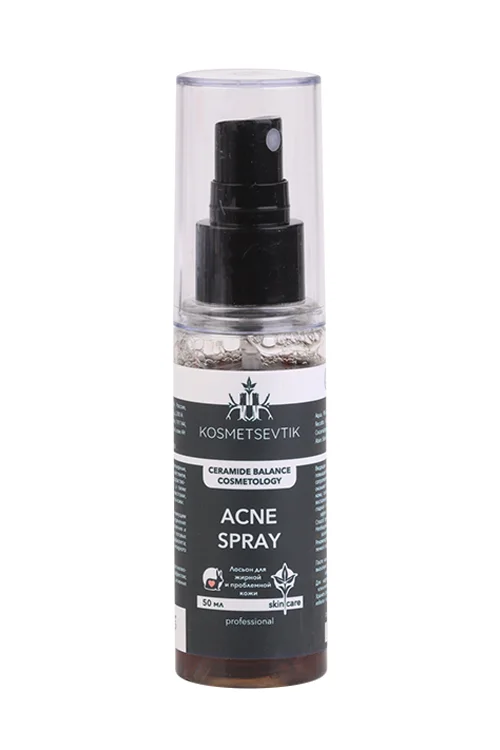 Лосьон Kosmetsevtik Acne spray хвойный для ухода за жир и проблем кожей 50 мл