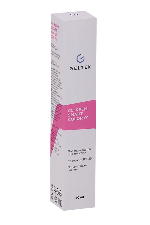 СС-крем Geltek SmartColor 01 SPF 25 для лица 20 мл