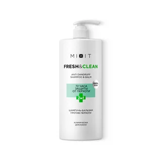 Шампунь-бальзам Mixit Fresh&Clean Anti-Dandruff 2 в 1 п/перхоти 1 000 мл