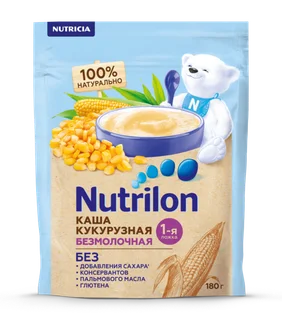 Каша Нутрилон без м кукурузная (с 5 мес) 180 гр