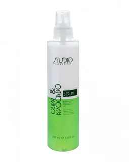 Kapous Studio Professional Olive & Avocado Сыворотка для волос, двухфазная, с маслами авокадо и оливы, 200 мл