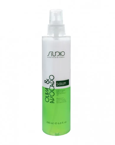 Kapous Studio Professional Olive & Avocado Сыворотка для волос, двухфазная, с маслами авокадо и оливы, 200 мл