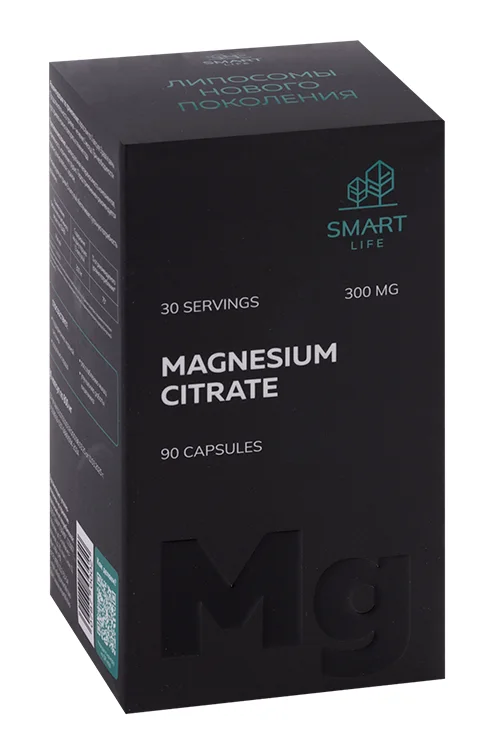 Цитрат магния SmartLife, 90 шт, капсулы