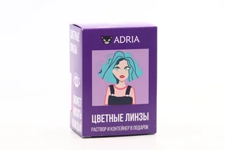 Контактные линзы Adria Color 2 Tone True Sapphire мягкие / квартальные 0,00/14,2/8,6 2 шт