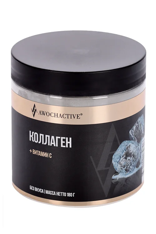 Коллаген с витамином C Awochactive без вкуса 180 гр порошок 180 г