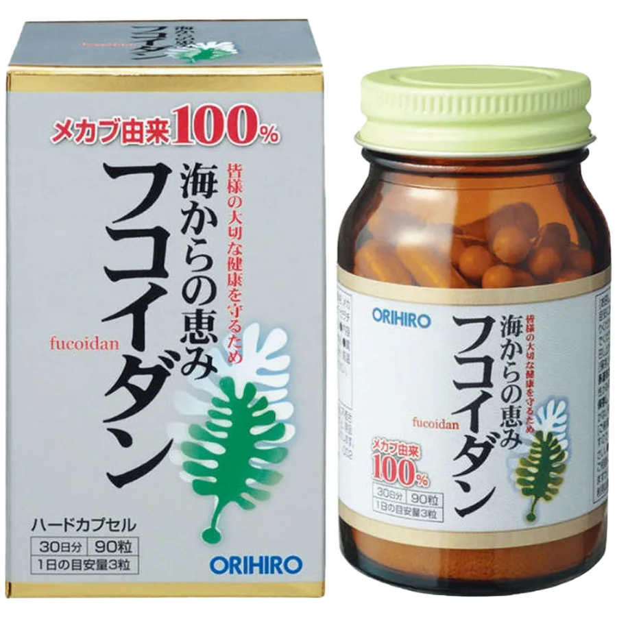 Фукоидан, 90 капсул, Orihiro