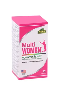 Мульти Вумен Alfa Vitamins 30 шт таблетки