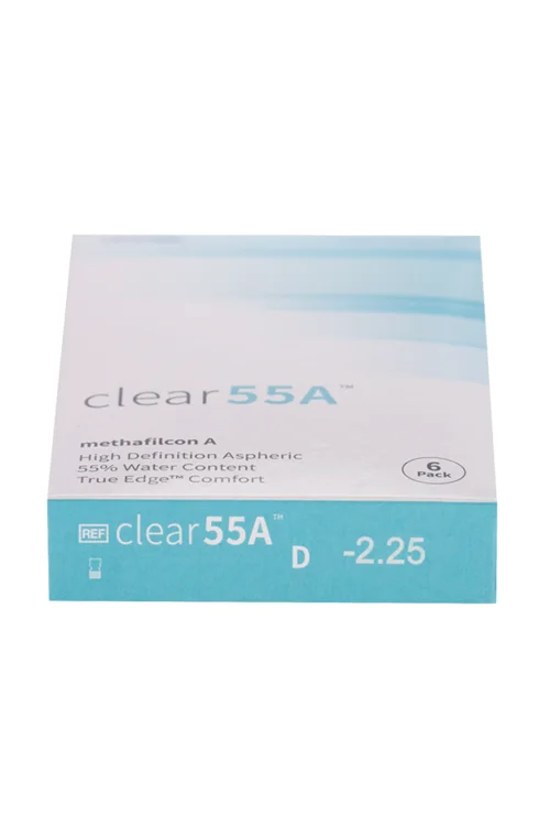 Линзы Clearlab Clear55 А контактные R 8,7 (диоптрия -2,25) 6 шт
