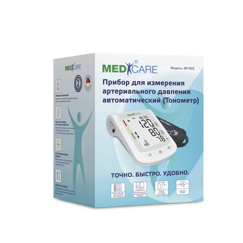 Тонометр автомат Медикеа BP805+адаптер