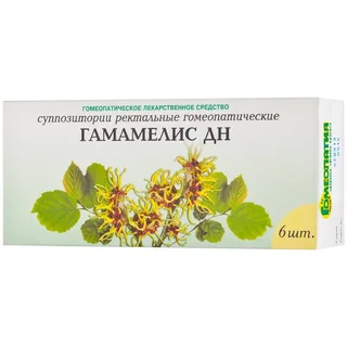 Гамамелис Дн Гомеопатические Свечи 6 шт