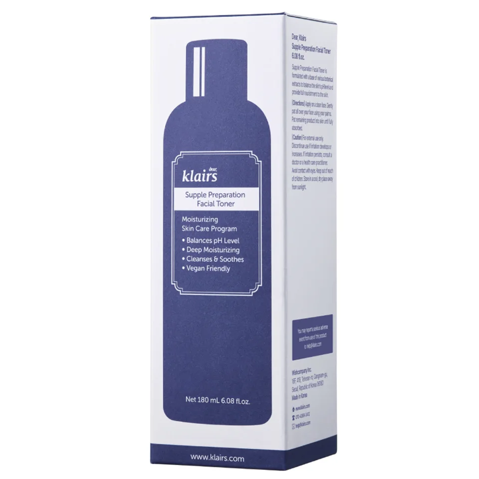Supple Preparation Facial Toner Глубоко увлажняющий тонер 180 мл Klairs