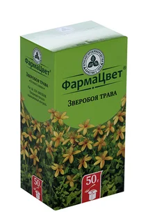 Зверобоя трава ФармаЦвет 50 гр сырье измельченное