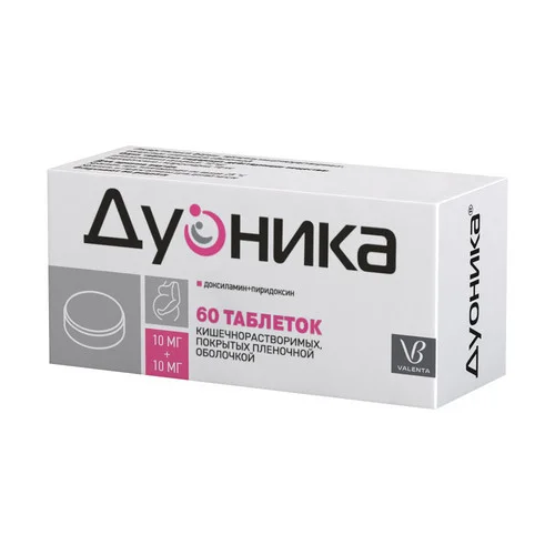 Дуоника таблетки 10+10 мг 60 шт