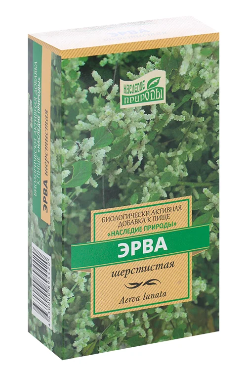 Эрва шерстистая Наследие природы 25 гр сырье растительное