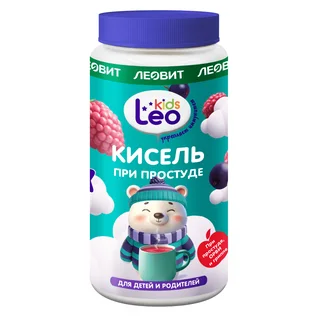 Кисель При простуде LeoKids для детей с 12 месяцев 250 гр Леовит