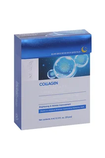 Маска Farmstay Collagen Water Full Moist Sleeping Mask интенс увлаж ноч для лица с коллаг 20 шт