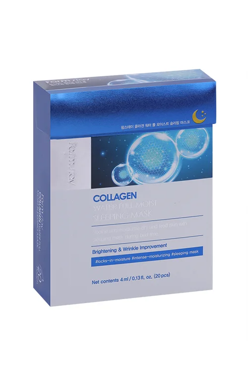 Маска Farmstay Collagen Water Full Moist Sleeping Mask интенс увлаж ноч для лица с коллаг 20 шт