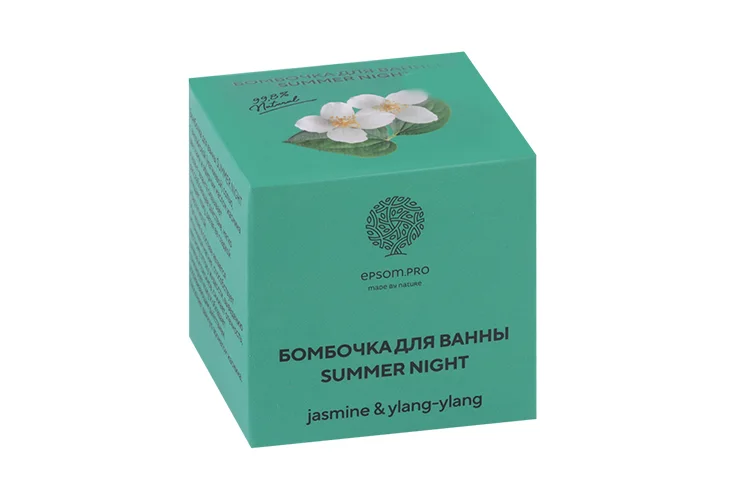 Бомбочка Salt of the Earth Summer Night с цвет / эфир масл жасмина / англ солью для ванны 150 гр