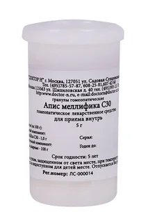 Апис Меллифика 5 гр гранулы гомеопатические C30