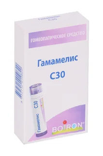 Гомеопатические монокомпонент препараты растительн происхожд 4 гр гранулы гомеопатические C30 Гамамелис