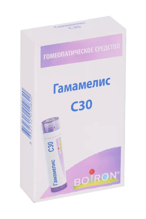 Гамамелиса виргинского настойка гомеопатическая гранулы 4 г