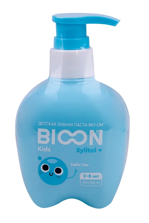 Зубная паста BIO ON с ксилитом Buble gum детская, 200 г