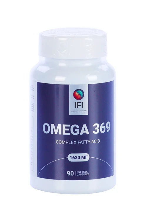 Омега 369 IFI complex fatty acid 1 630 мг 90 шт капсулы