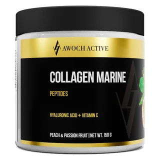 Морской коллаген, персик маракуйя, 150г, Awochactive
