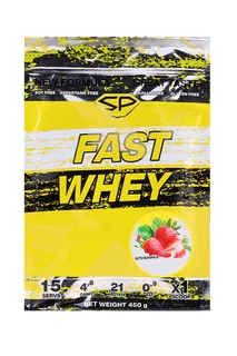 Протеин Steelpower Fast Whey сывороточный клубника, 450 г