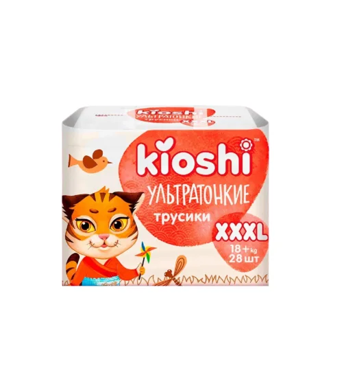 Подгузники-трусики Kioshi Premium Ультратонкие XXXL (18+ кг) 28 шт