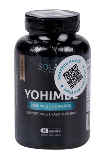 Йохимбе с женьшенем Solab, 60 шт, капсулы (55213)