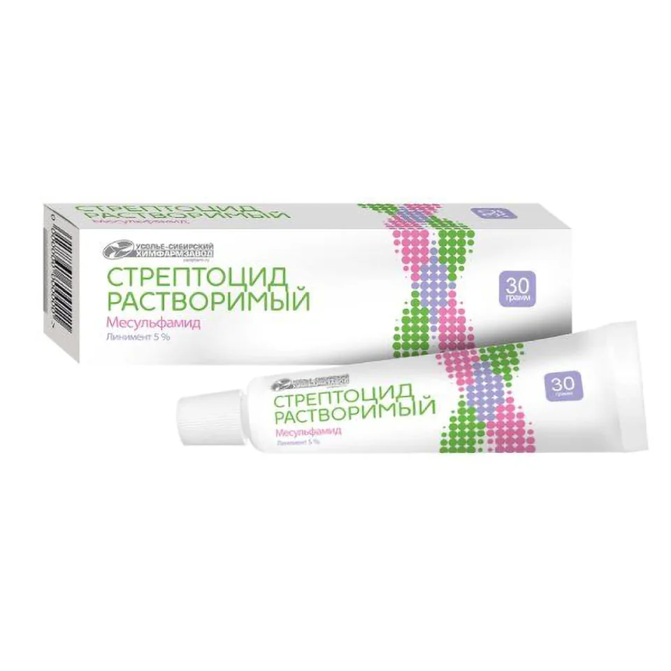 Стрептоцид линимент 5 % 30 г