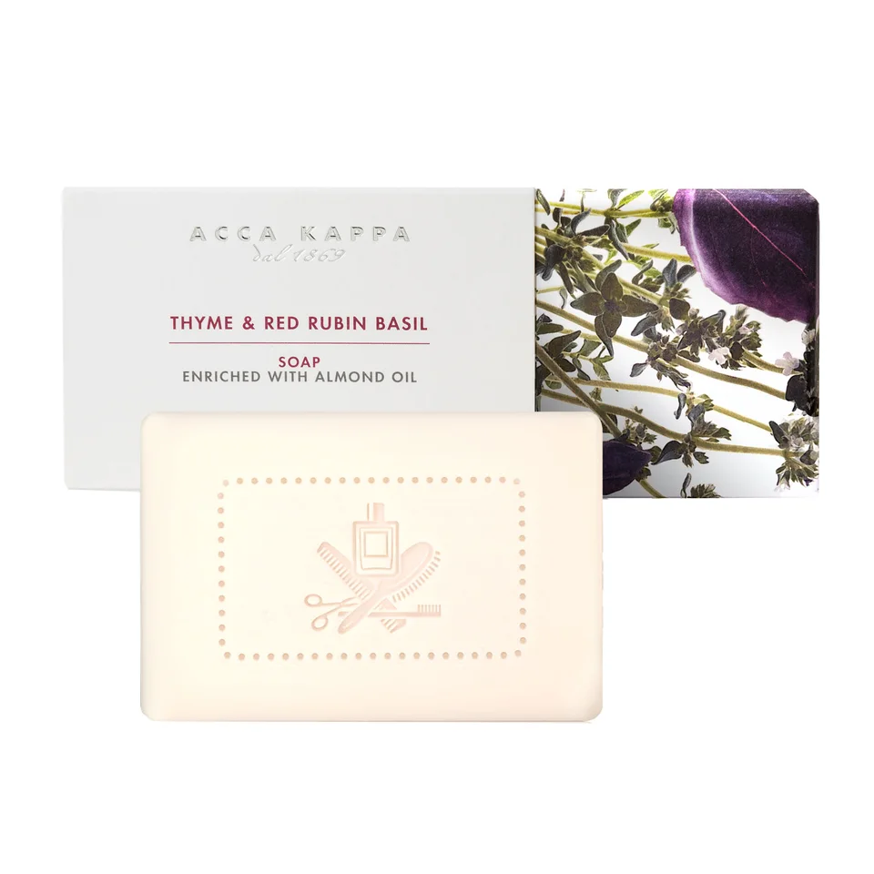 Acca Kappa Thyme & RED Rubin Basil мыло туалетное твердое 150 гр