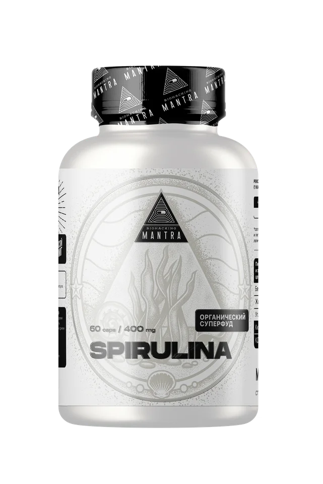 Mantra "Spirulina" (Спирулина) - 60 капсул 600 мг