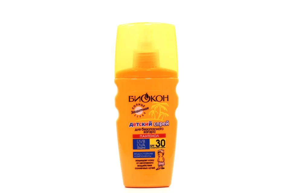 Спрей Биокон для безопасного загара SPF-50 детский Супер защита 160 мл