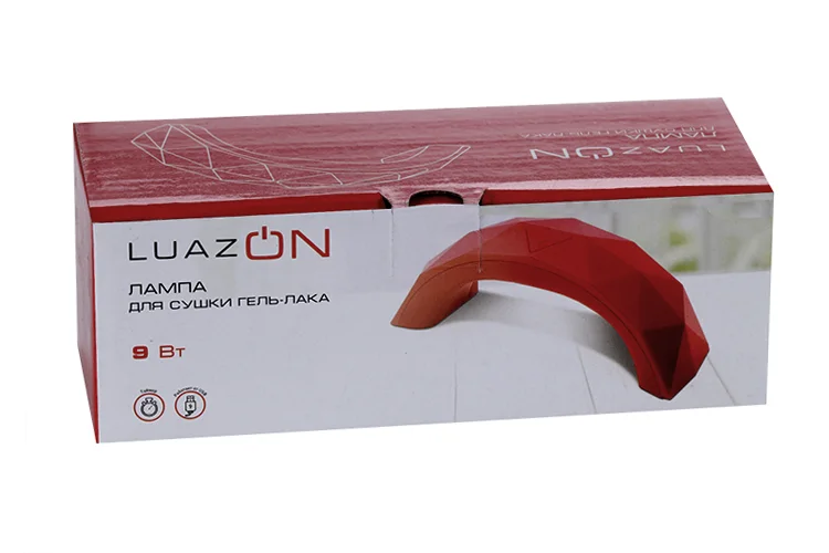 Лампа для гель-лака LuazON LUF-11 LED 3 диода 9 Вт таймер USB белая
