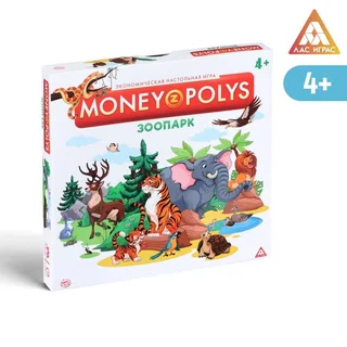 Экономическая игра ЛАС Играс «Money Polys. Зоопарк» 4+